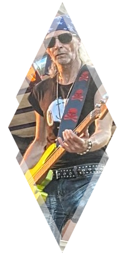 Richy Bryan Gründer von Black Lucy, Sänger & bass guitar